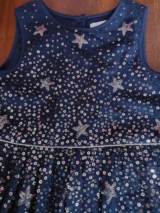 Vestido azul 6/7 anos