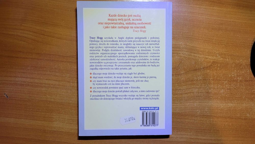 Tracy Hogg, Melinda Blau "Język niemowląt. Moja mama mnie rozumie"