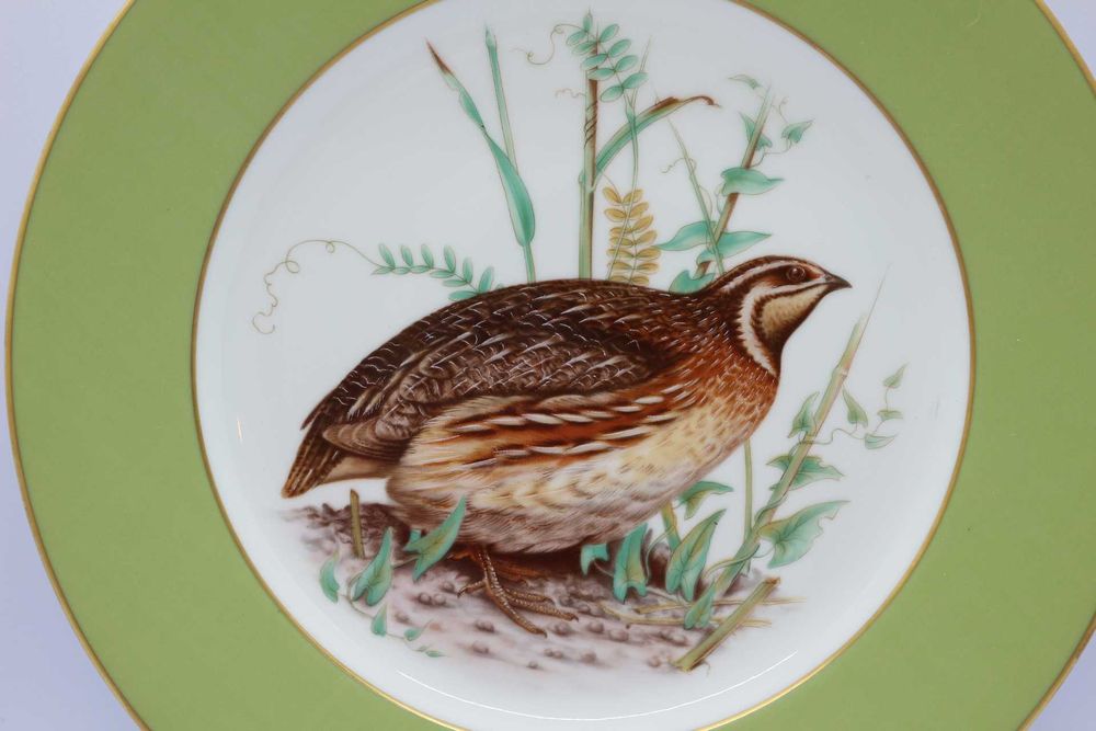 Prato Coleção Aves de Caça Nº 7 Codorniz Edição Limitada 1986/87