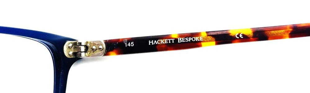 Hackett Bespoke Blue Glasses Lockhole Square Frame Mod: HEB  48* 145