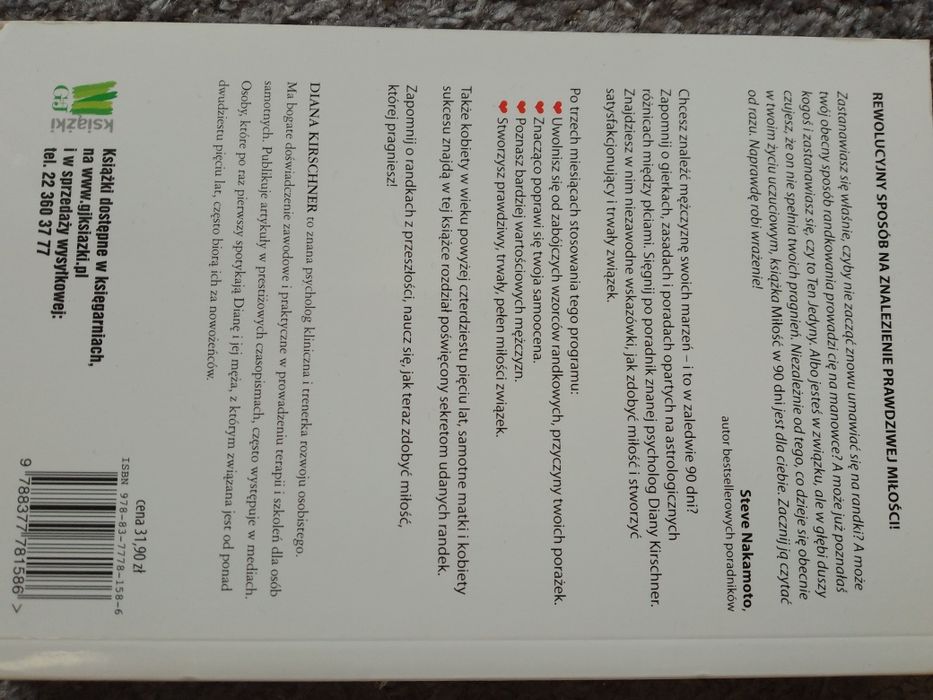 Kischner Miłość w 90 dni podryw jak się zakochać poradnik