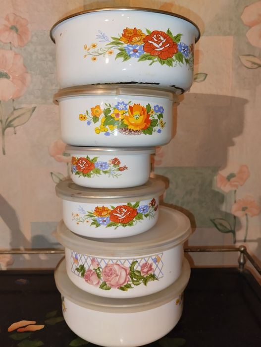 Эмалированная посуда. Крышки для посуды