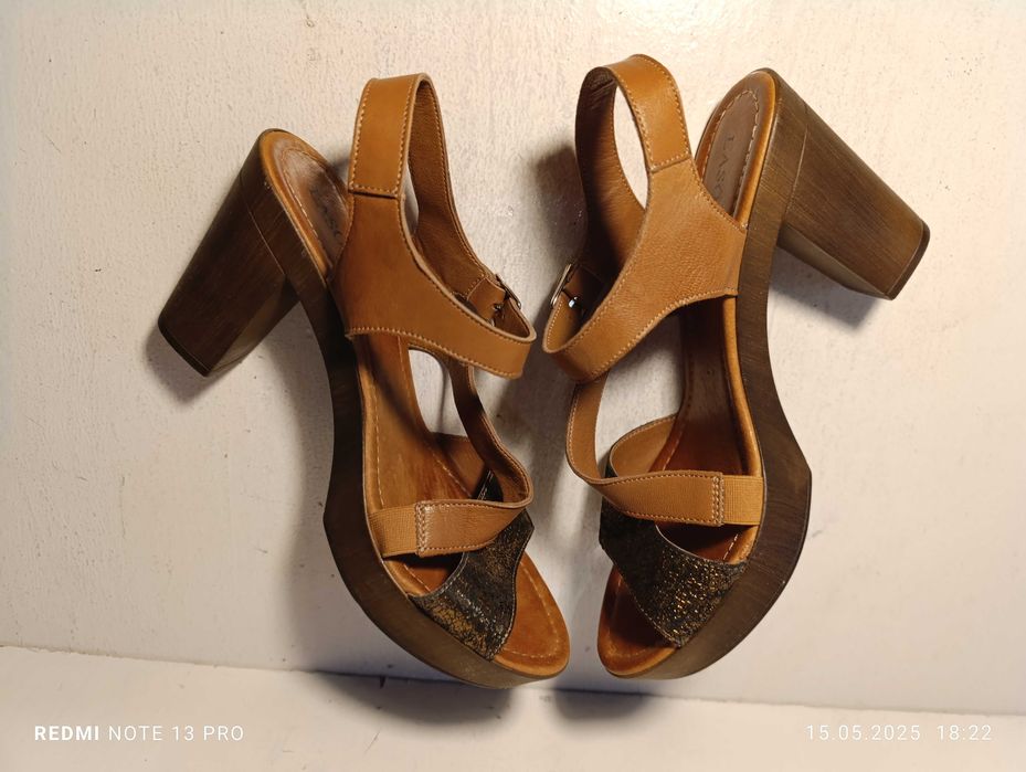 sandały skórzane Lasocki