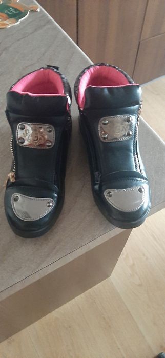 Buty dziecięce dziewczęce 34 półbuty na zamek
