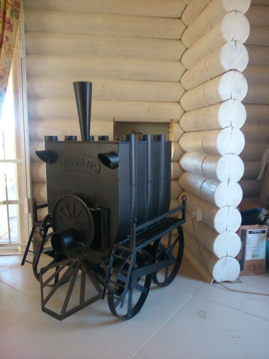 Піч на дровах Булерьян. Буржуйки. Булер'ян опалювальний