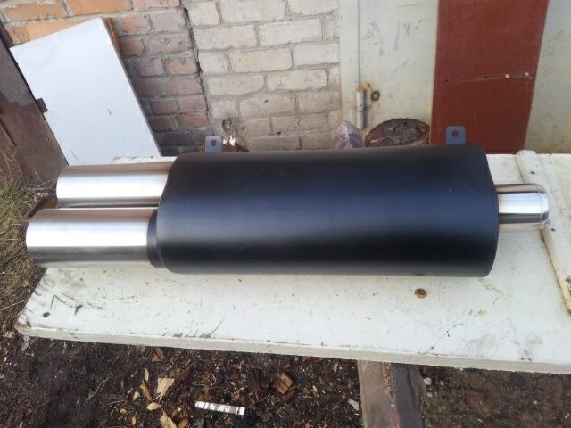 Глушитель универсальный прямоточный