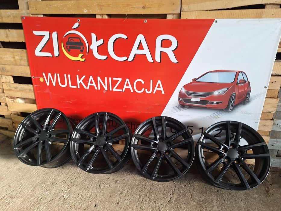 Alufelgi 5x112 17 ET40 Rial X10 Black Audi A3 A4 A6 SEAT Leon SKODA VW