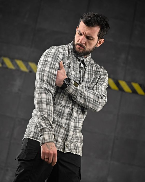 Професійна тактична військова сорочка сіра OBLIVION REVOLT GREY