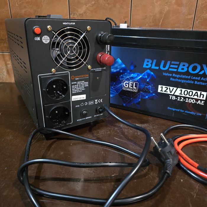Інвентор Джерело безперебійного живлення , акумулятор 100AH  GEL