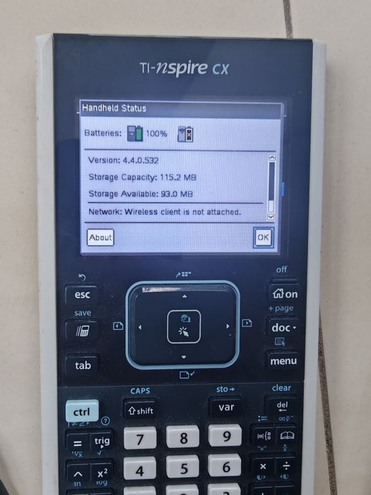 Kalkulator naukowy TI-nspire CX do Klasy IB graficzny Texas instrument