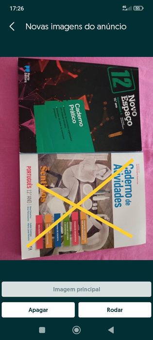 Livros de fichas 12 ano. 5€ cada um