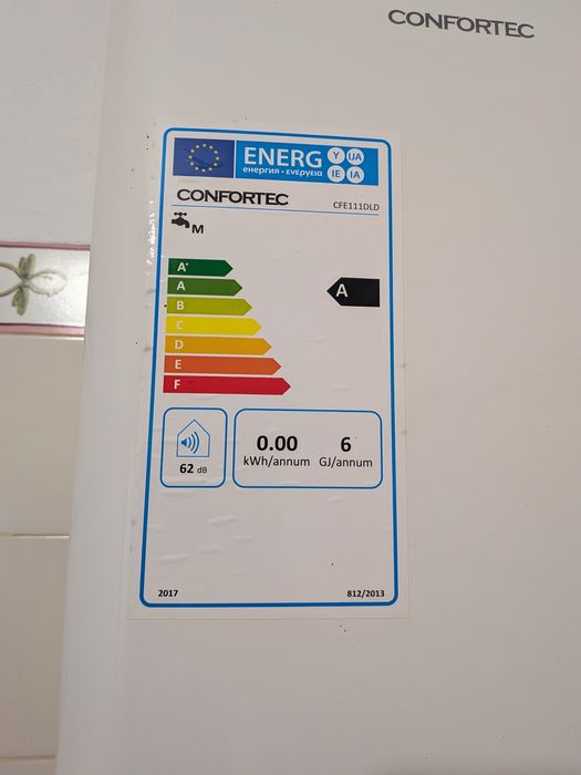 Esquentador Confortec Automático CFE111DLD - 11L Gás Natural