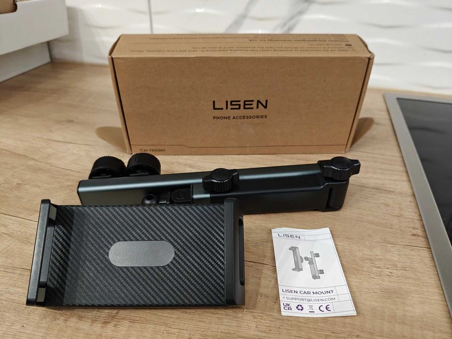 Uchwyt samochodowy na telefon tablet do zagłówka Lisen