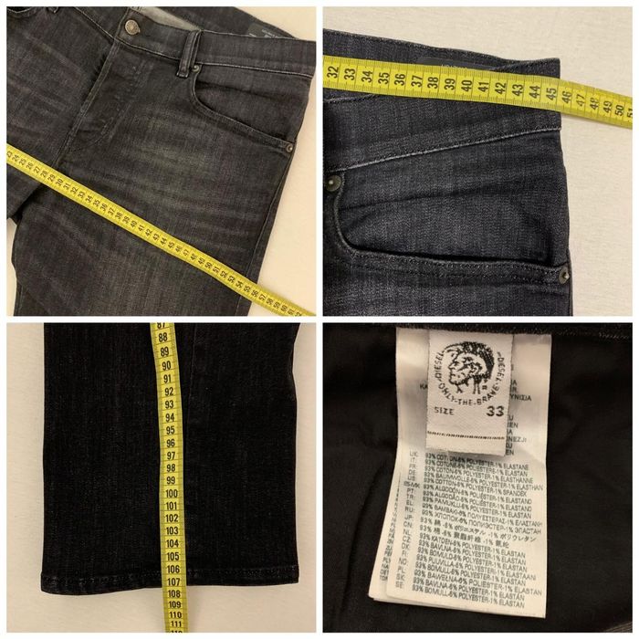 Diesel муж джинсы черного цвета Р.33