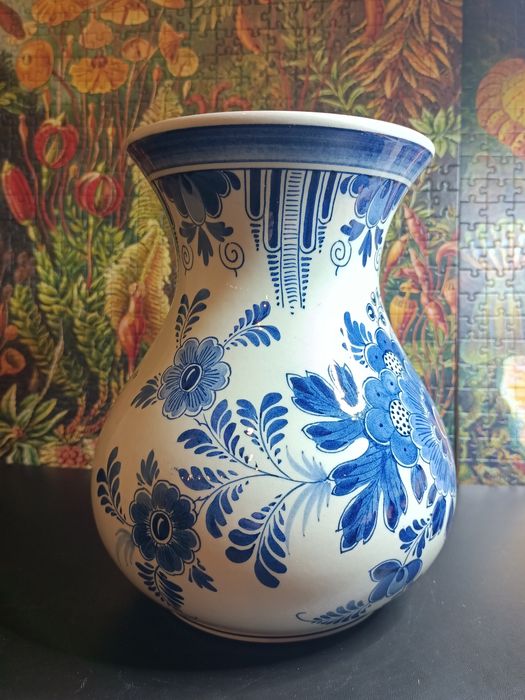 Wazon Original Delfts, RAAM,ręcznie malowany, ceramiczny