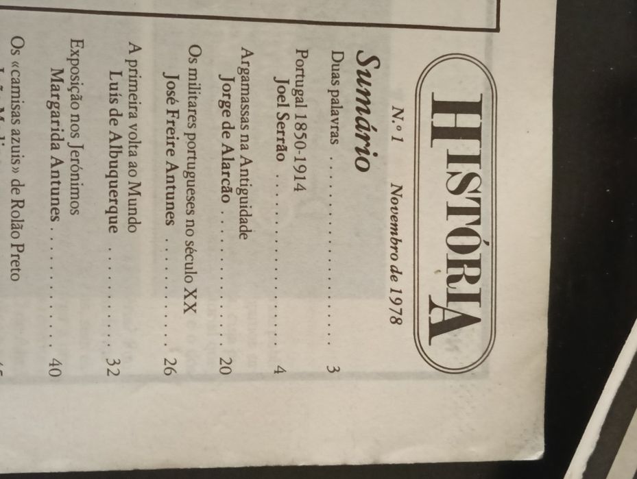 Livros/ revistas História do n.1 ao n.6 e n.10