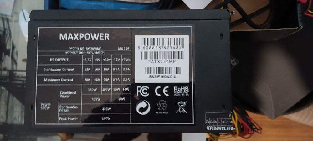 Fonte de Alimentação PSU 440w. MAX POWER.