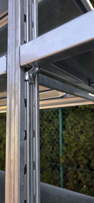 Regały magazynowe z demontażu 60gł x 127 x200cm ocynkowany używane