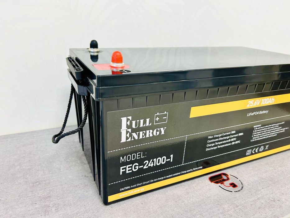 25.6V В‼️100Аh LiFePo4 акумулятор для інвертора літій залізо фосфатний