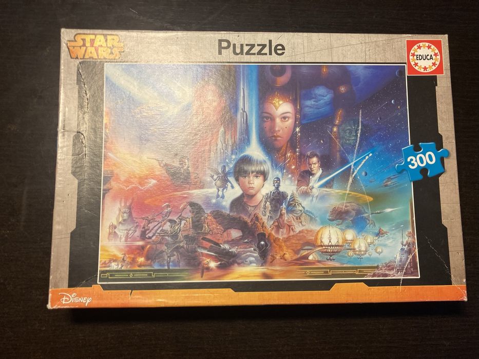 Puzzle Mapa Europa e Star Wars