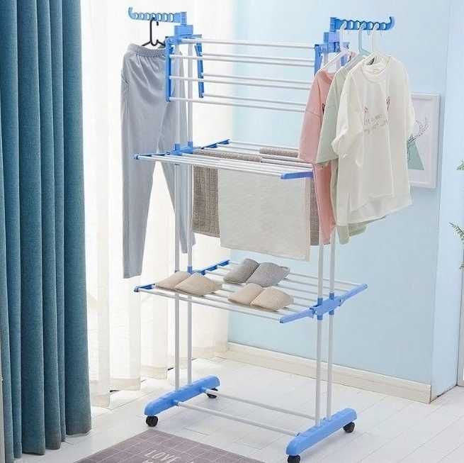 Сушарка для речей Складна сушарка для білизни Garment Rack With Wheels
