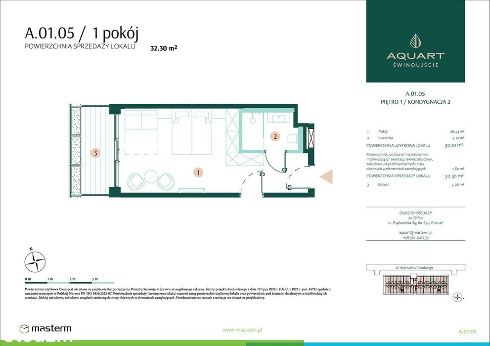 Apartament wykończony pod klucz w Aquart Aparthotel w Świnoujściu! - Widok 3