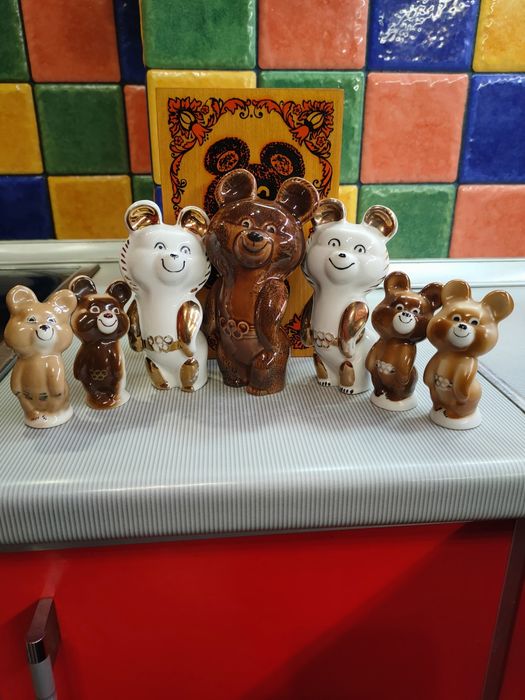 Оригинал Олимпиада 80 Мишка Олимпийский