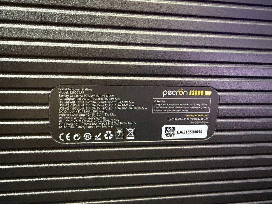 ТОП Зарядна станція Pecron E3600 LFP