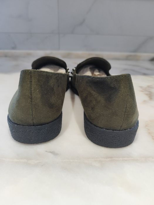 Sabrinas Verde Tropa H&D Moda Española - Tam. 36 (Como Novas)