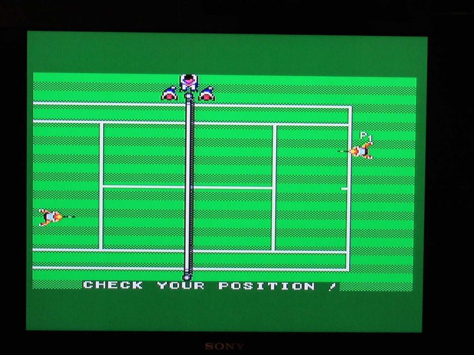 Jogo Sega Master System Tennis Ace completo