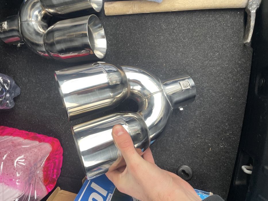 Насадки на вихлоп глушитель bmw audi mercedes глушник