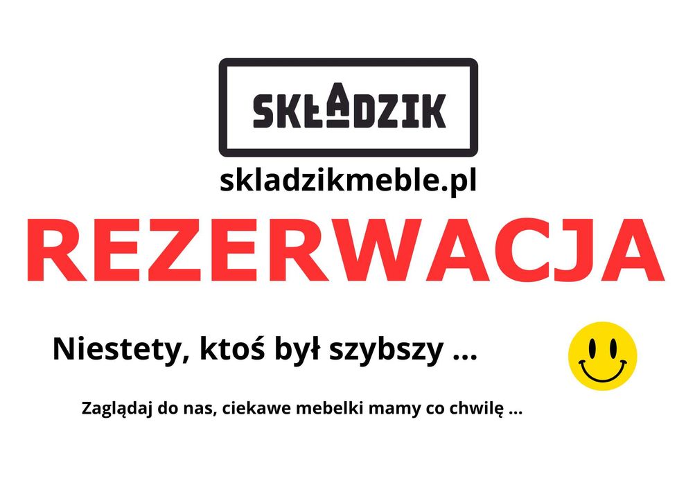 100426 Okazały kredens w ciemnej zieleni z jasnym blatem