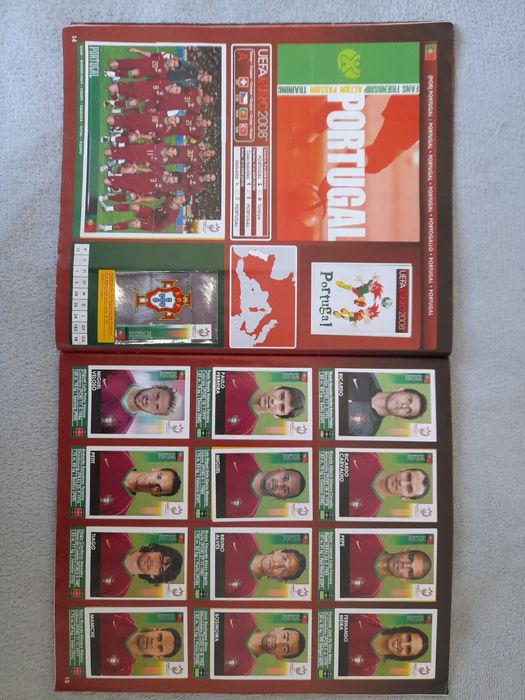 Caderneta Euro 2008, da panini completa (com todos os updates)