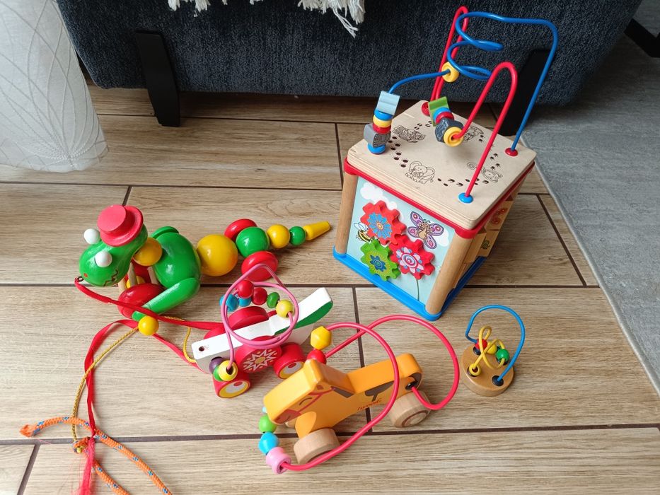 Zabawki drewniane zestaw