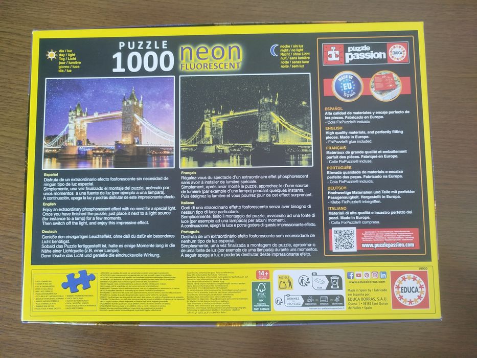 Puzzle 1000 peças