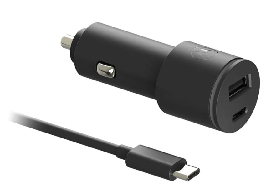 Ładowarka samochodowa Motorola TurboPower 45W  + kabel USB-C