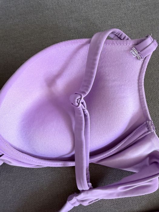 Bikini Calzedonia push up piękny lawendowy fioletowy