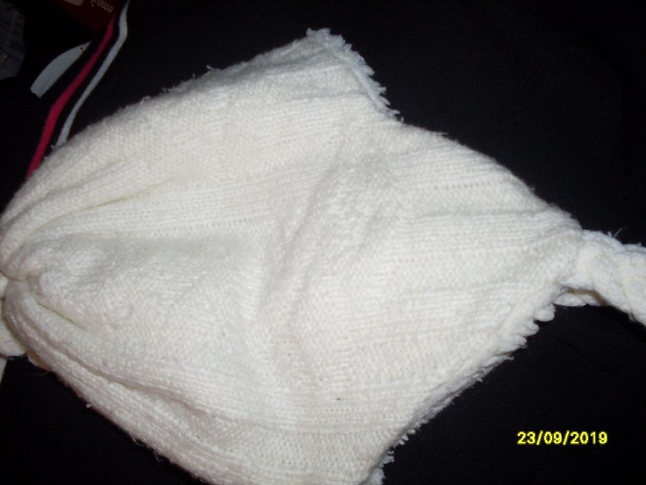 Dziewczęca Ciepła Czapka futerko