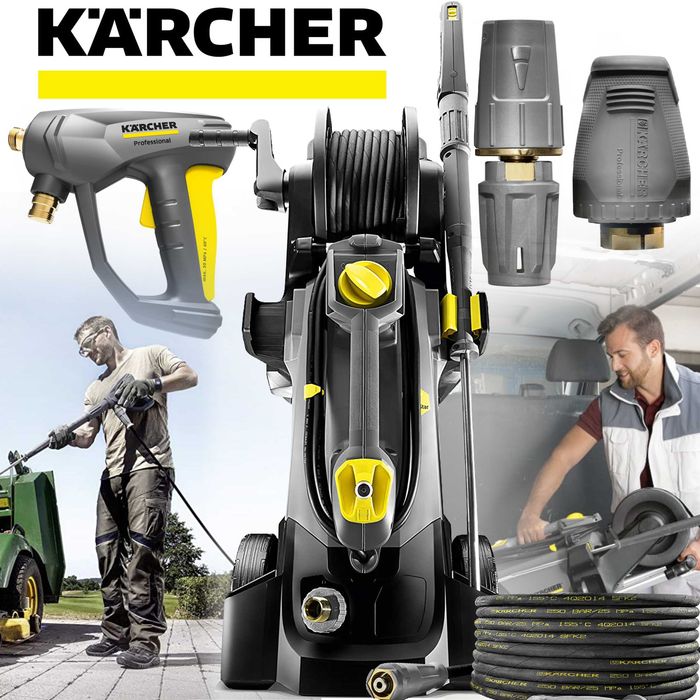MOCNA MYJKA KARCHER HD 5/17 CX PLUS BĘBEN, dysza rotacyjna, przestawna