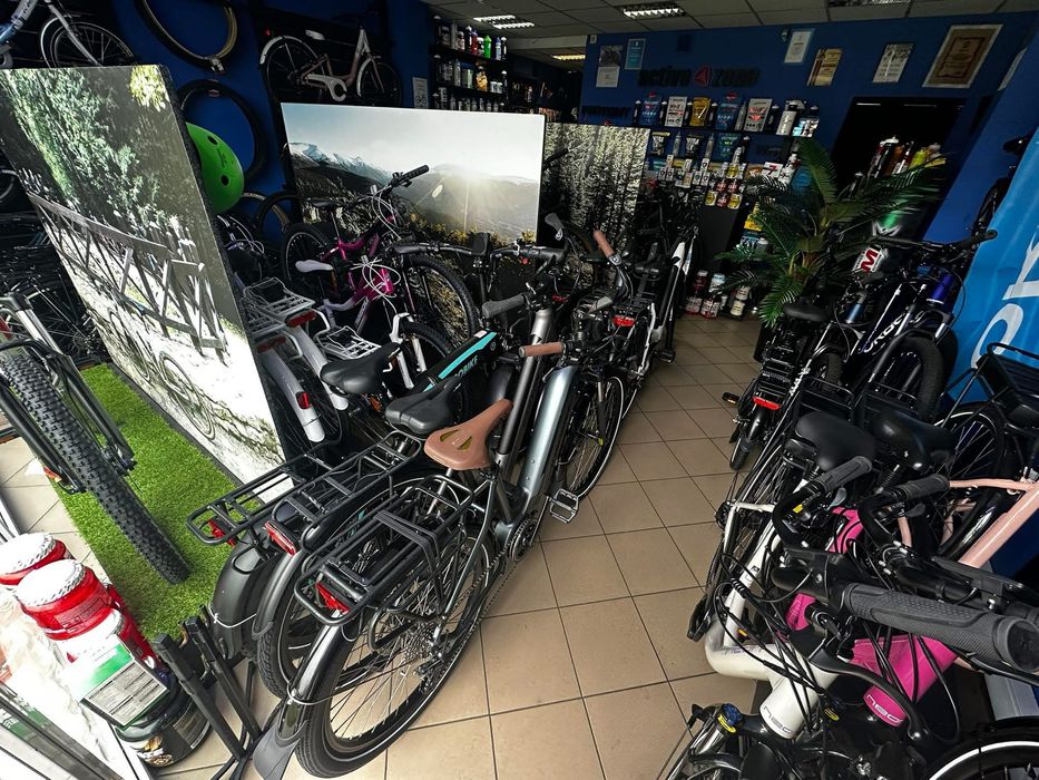 PROMOCJA - Rower elektryczny Miejski Touring Plus Barton - ACTIVE ZONE