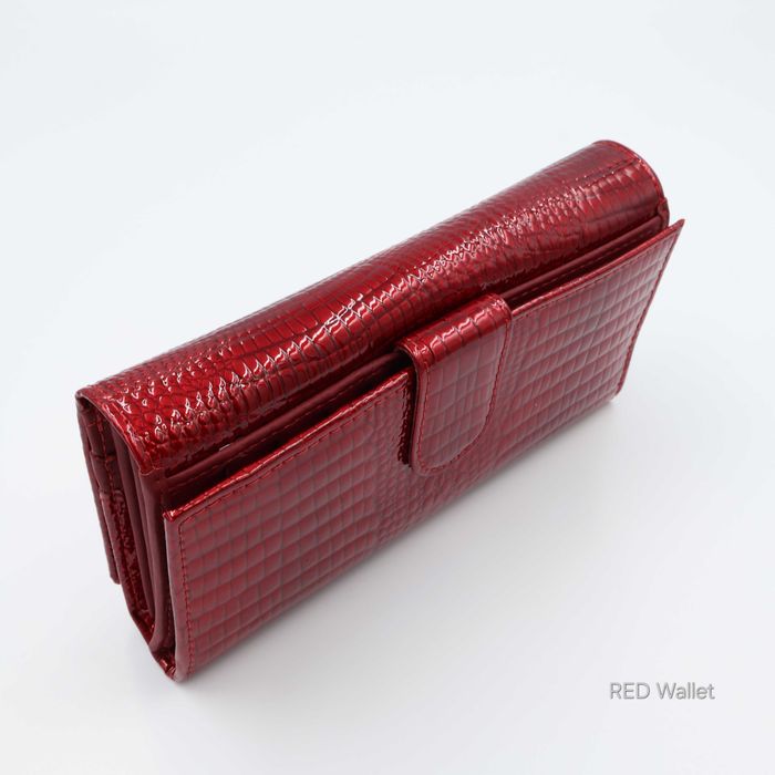 Гаманець жіночий шкіряний лак з візитницею Balisa 707A Кошелек женский