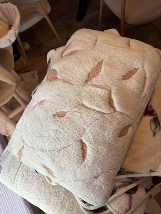 Zestaw pościeli 100% wełna POLLANA z certyfikatem Woolmark (Kołdra + Koc + Poduszka)