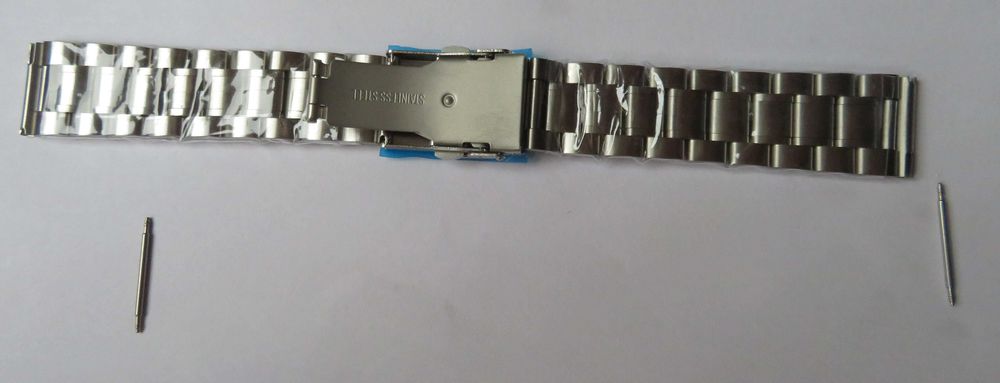 bransoleta  do zegarka  stalowa   20   22  mm