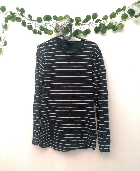 Camisola de Manga Comprida às Riscas