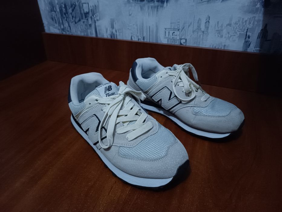 Кросівки New Balance 574 (світлі) чоловічі