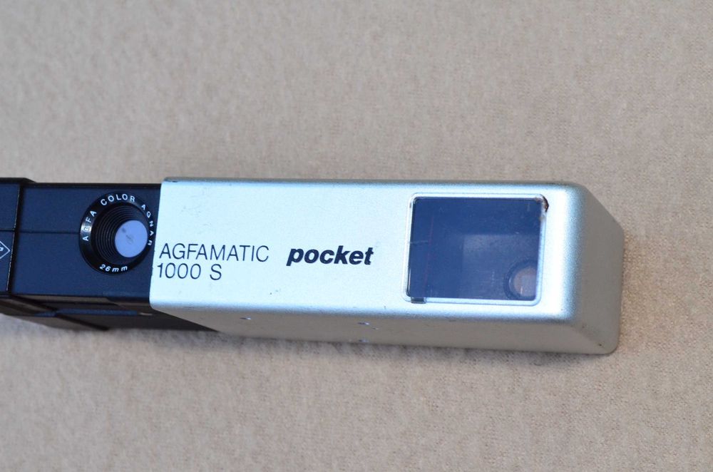 Agfamatic Pocket 1000S шпионский карманный винтажный фотоаппарат 1977 года микроформатный