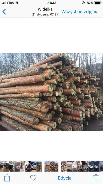 Stemple bufowlane 3 m Nowe