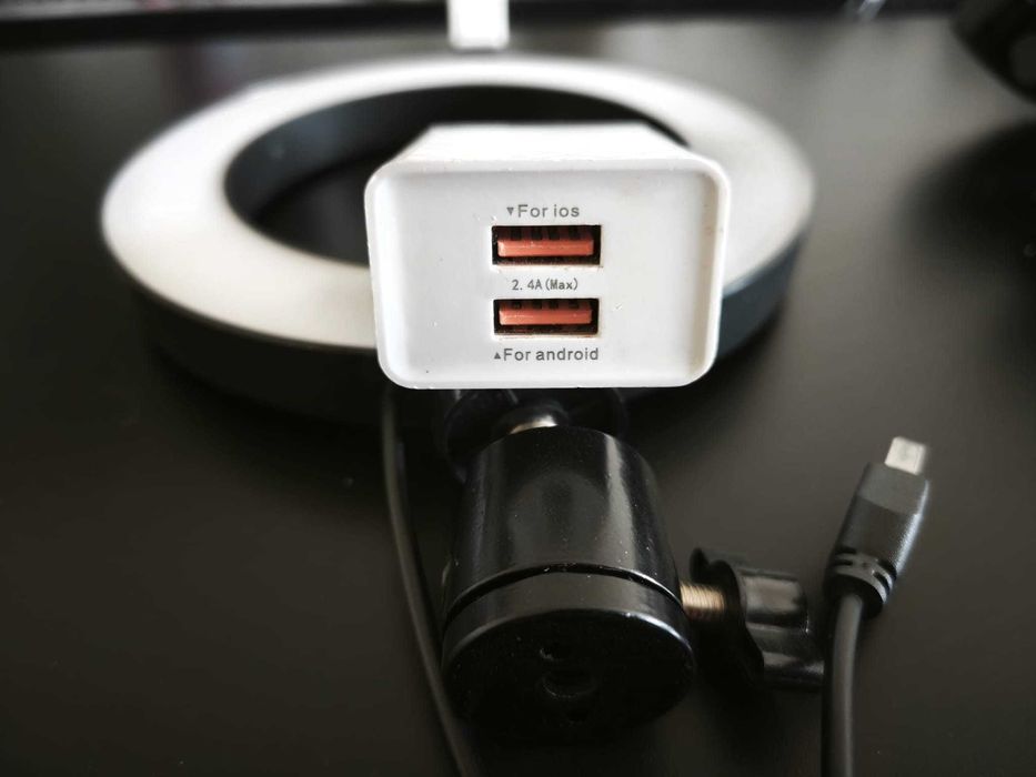 Ring Light com Tripé e Carregador