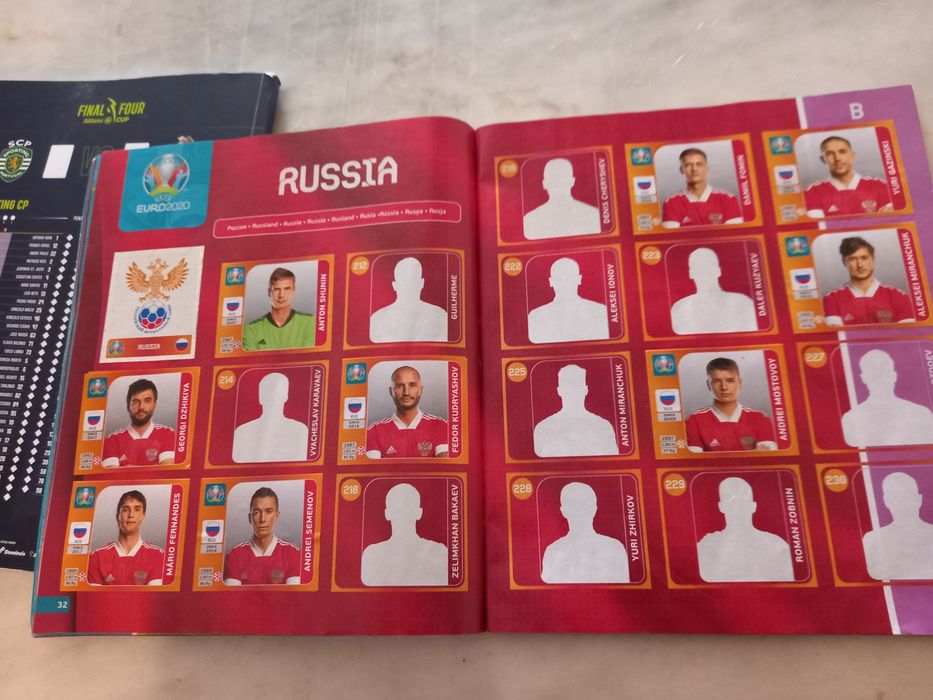 Caderneta Uefa Euro 2020