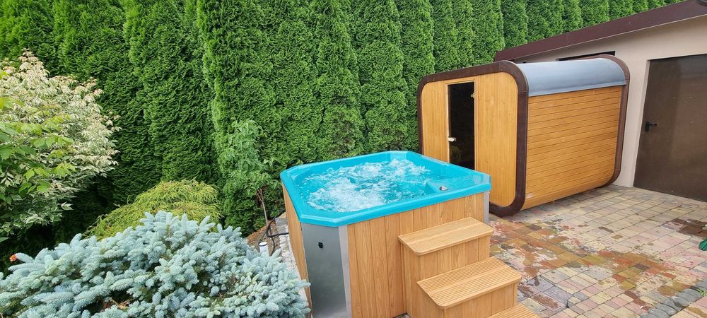 Sauna ogrodowa drewniana